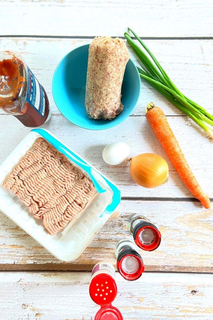 ingredients for meatballs