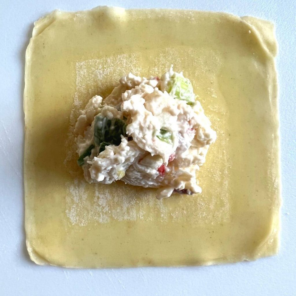 Wonton Wrapper with Filling