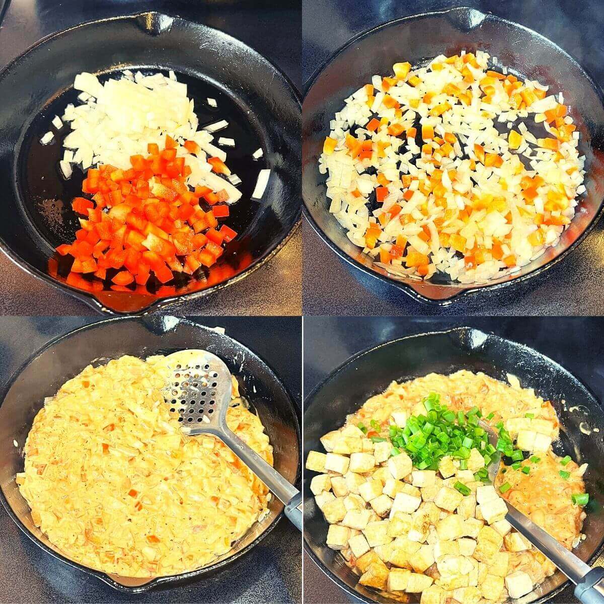 Step by step tofu sisig recipe
