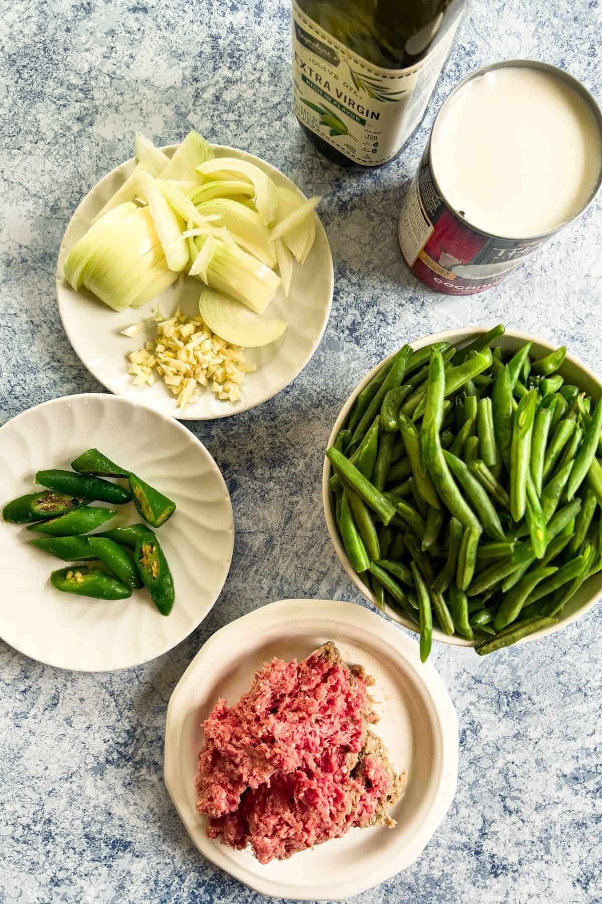 Ingredients for gising gising recipe