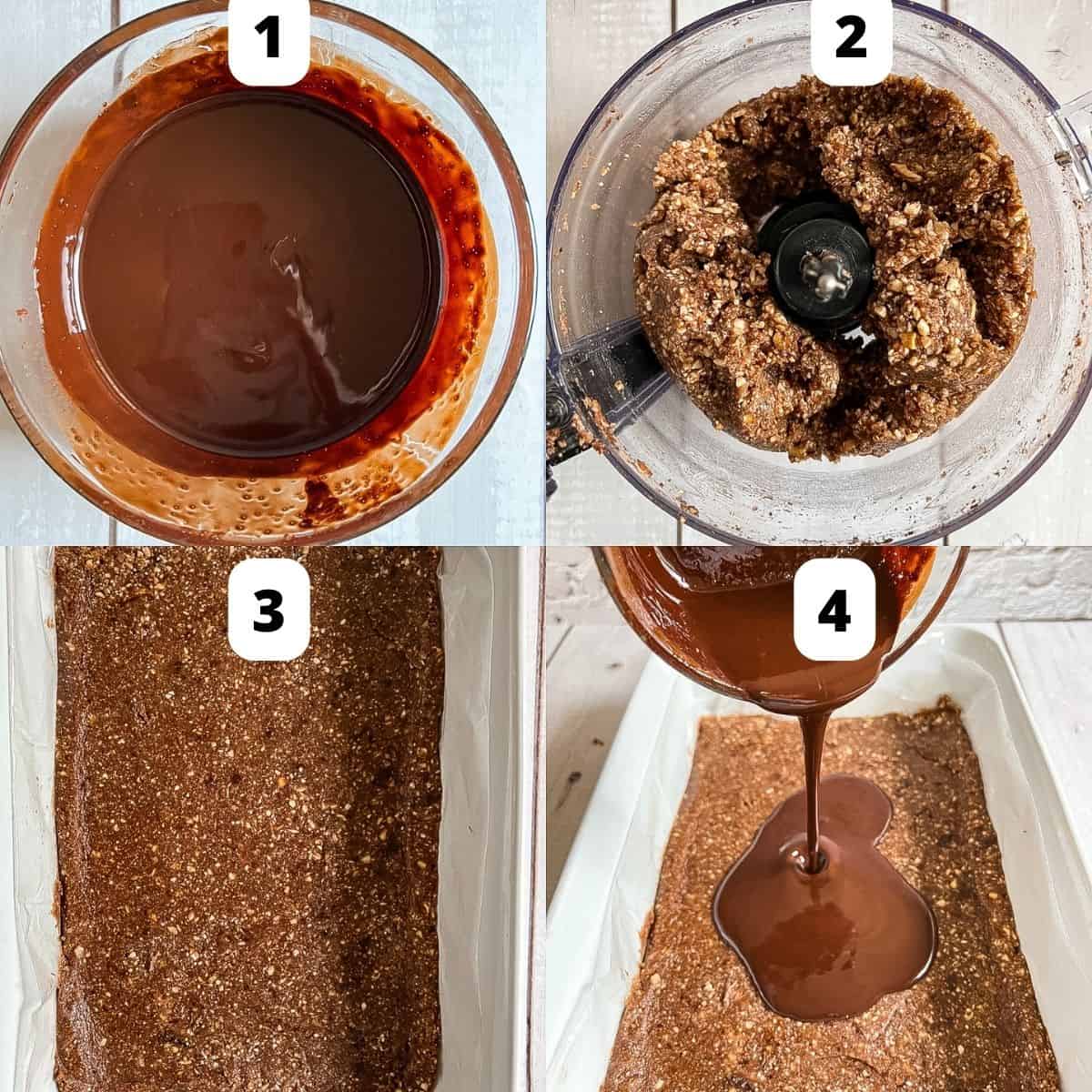 Step by step instructions on how to make paleo energy bars.