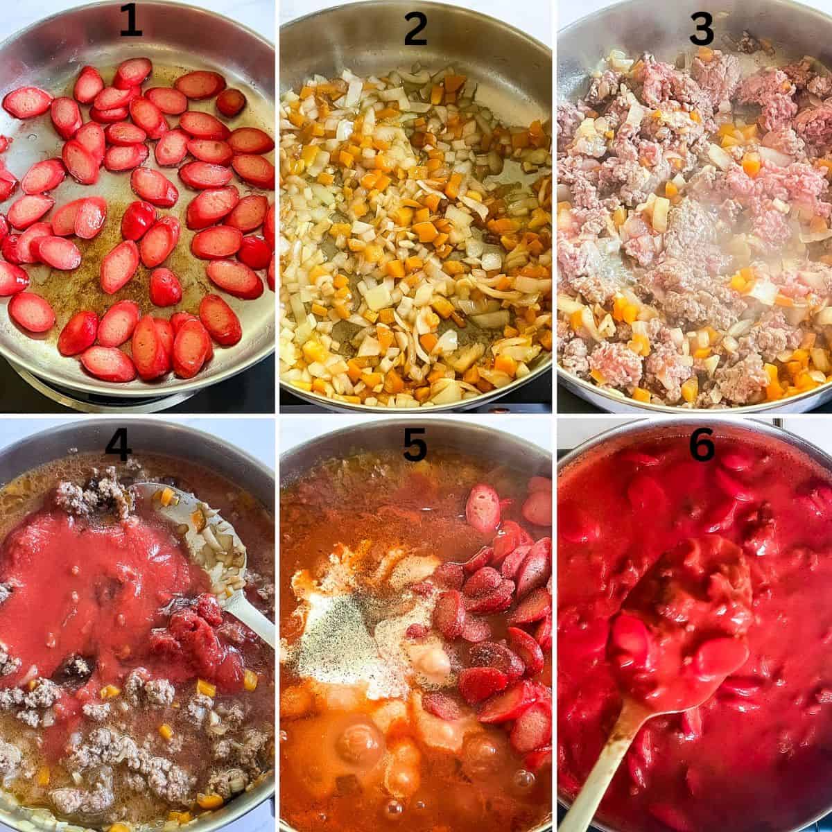 How to make Filipino Spaghetti step by step photo.