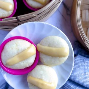 Finish dish of puto cheese.