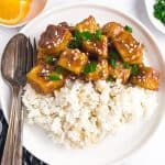 Orange Chicken Tofu