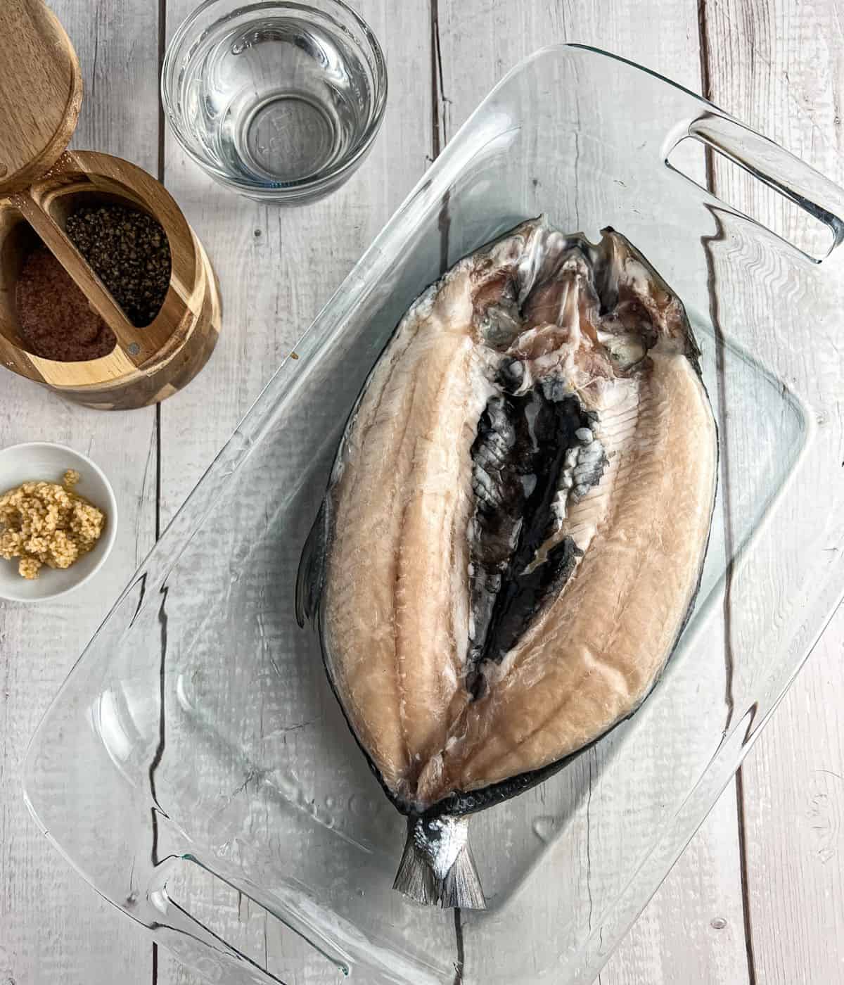 Ingredients for daing bangus